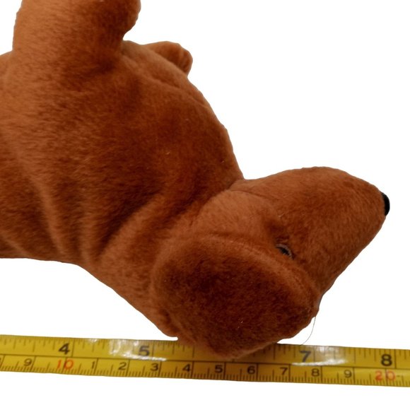 Dachshund Plush Weenie Dog Ty Bow Wow Beanie Stuffed Animal Crinkle - Picture 10 of 10